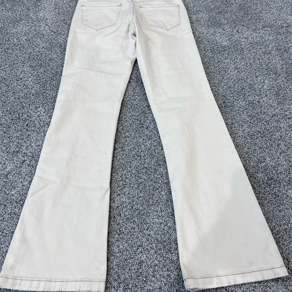 NWT! Kensie The Tessa High Rise Bootcut Women’s Size 10/30 In Cream - Picture 11 of 12